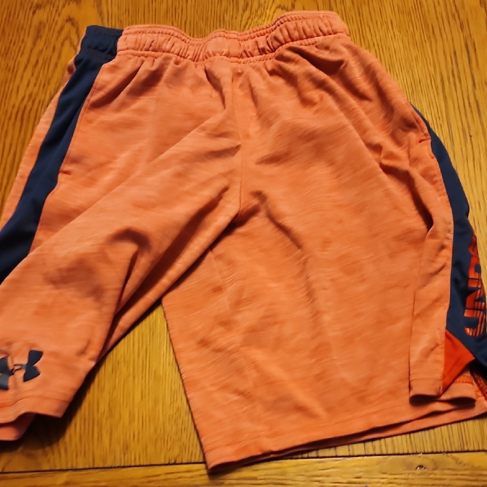 Under Armour Orange and Blue Athletic Shorts**LAST CHANCE